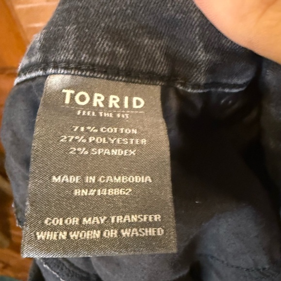 Women’s Gray Wide Leg Jeans 24 Long - Picture 5 of 5